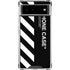 Black and White Stripes Google Pixel 6 Clear Case